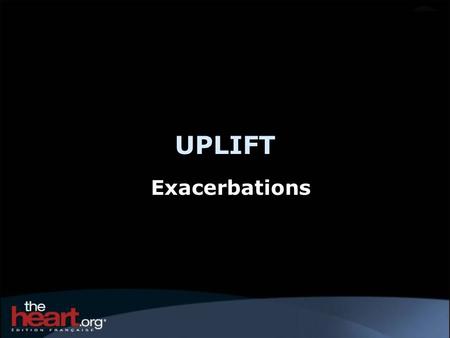 UPLIFT Exacerbations. Probabilité dexacerbations Mois TiotropiumTémoin Rapport de risque = 0,86 (IC 95 %, 0,81 - 0,91) p < 0,001 (test Mantel-Haenzel)