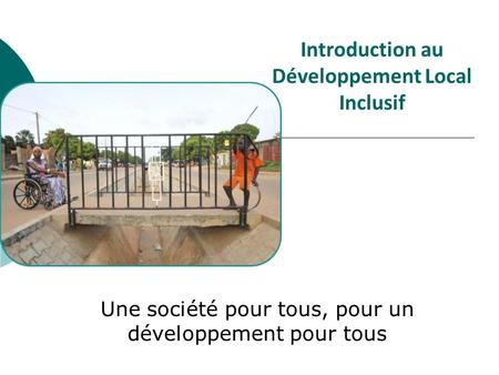 Introduction au Développement Local Inclusif