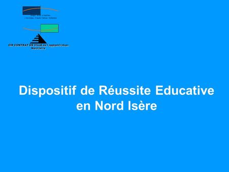 Dispositif de Réussite Educative en Nord Isère