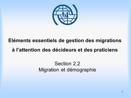 Migration et démographie