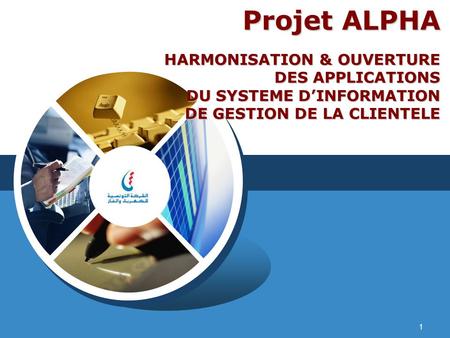 Projet ALPHA HARMONISATION & OUVERTURE DES APPLICATIONS DU SYSTEME D’INFORMATION DE GESTION DE LA CLIENTELE.