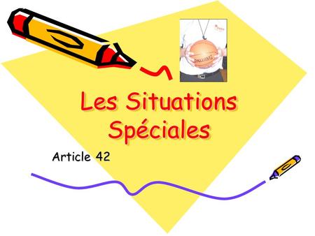 Les Situations Spéciales Article 42. Les Situations Spéciales Cest quoi ? Ce sont des situations où plusieurs fautes sont commises dans une même phase.