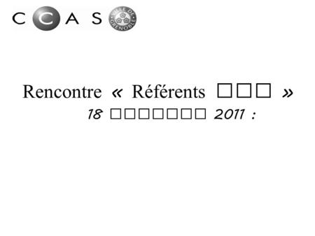 Rencontre « Référents RSA »