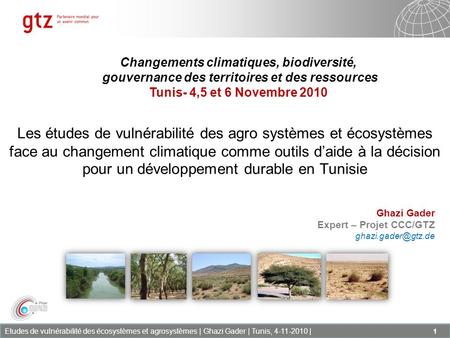 Changements climatiques, biodiversité,