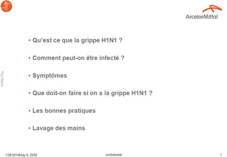 Présentation AM grippe H1 N1 Version française du 5 août 2009.