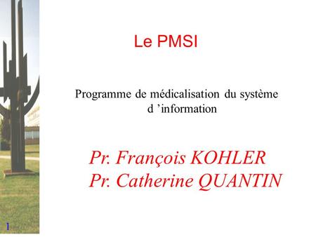 Programme de médicalisation du système d ’information