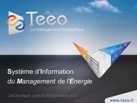 Système d’Information du Management de l’Energie