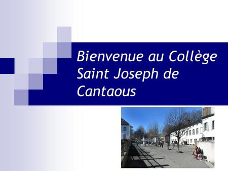 Bienvenue au Collège Saint Joseph de Cantaous