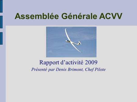 Assemblée Générale ACVV