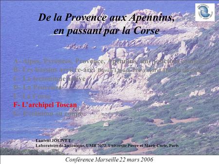 De la Provence aux Apennins,