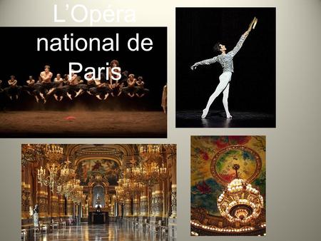 L’Opéra national de Paris