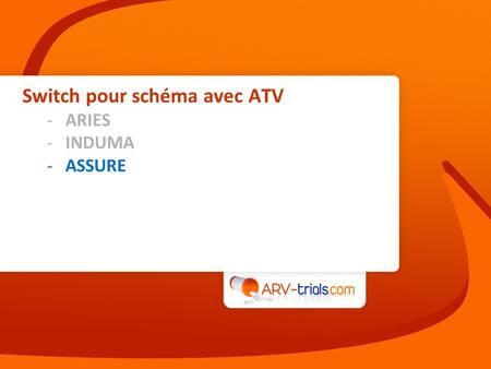 Switch pour schéma avec ATV -ARIES -INDUMA -ASSURE.