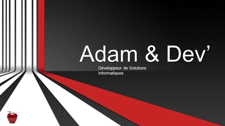 Adam & Dev’ Développeur de Solutions Informatiques.