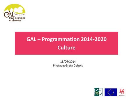 GAL – Programmation Culture