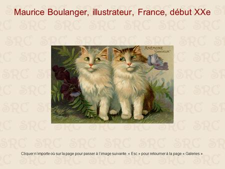 Maurice Boulanger, illustrateur, France, début XXe