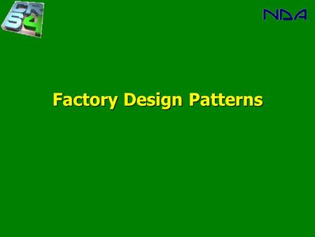 Factory Design Patterns. Contents Factory patterns: principesFactory patterns: principes The Factory Method patternThe Factory Method pattern The Abstract.
