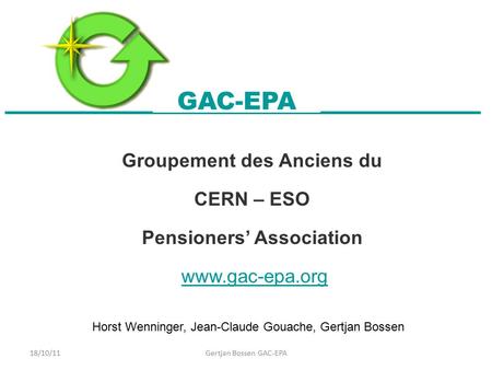 Groupement des Anciens du Pensioners’ Association