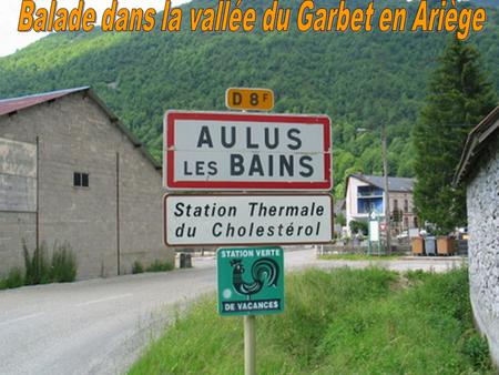 Notre balade s’effectue dans la vallée du Garbet en Couserans du 12/06 au 19/6/2011. La cascade d'Ars Cette balade va vous permettre de découvrir une.