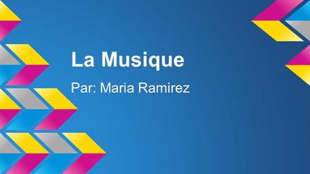 La Musique Par: Maria Ramirez. La Musique des États-Unis ~ La musique des États unis est très varié parce qu’il y a beaucoup de cultures et influences.