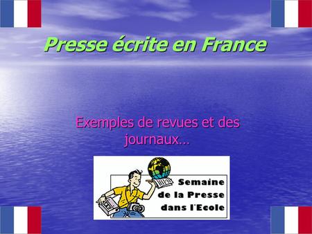 Presse écrite en France