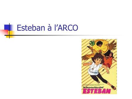 Esteban à l’ARCO.
