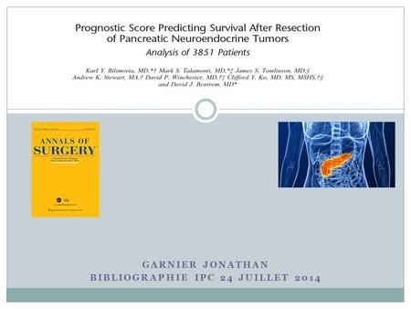 Garnier Jonathan Bibliographie IPC 24 Juillet 2014