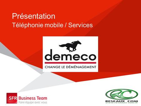 Présentation Téléphonie mobile / Services.
