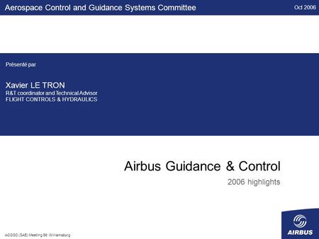 Airbus Guidance & Control