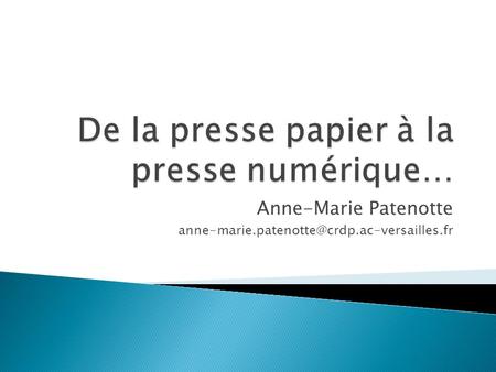 Anne-Marie Patenotte