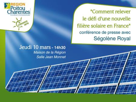 Engagements non tenus de l'Etat Faire de la France un champion du photovoltaïque Tarifs d'achat fixés en 2009, en principe jusqu'en 2012, remis en cause.