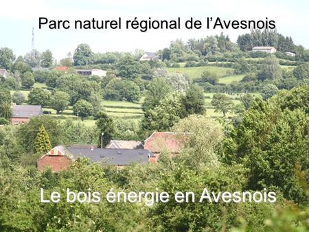 Le bois énergie en Avesnois