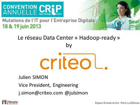Le réseau Data Center « Hadoop-ready » by