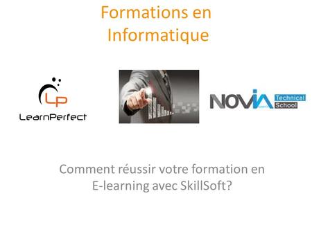 Formations en Informatique Comment réussir votre formation en E-learning avec SkillSoft?