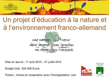 Un projet d’éducation à la nature et à l‘environnement franco-allemand
