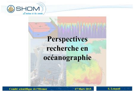Perspectives recherche en océanographie.