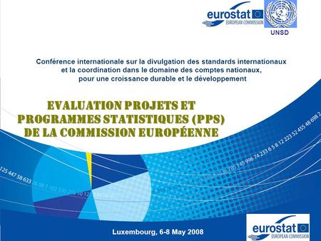 UNSD Conférence internationale sur la divulgation des standards internationaux et la coordination dans le domaine des comptes nationaux, pour une croissance.