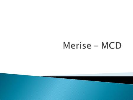 Merise – MCD.