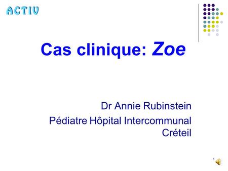 Dr Annie Rubinstein Pédiatre Hôpital Intercommunal Créteil