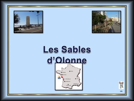 clic Les Sables-d’Olonne. Commune du centre-ouest de la France, sous-préfecture du département de la Vendée (région Pays de la Loire). La ville fait.