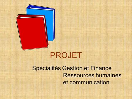 Spécialités Gestion et Finance Ressources humaines et communication