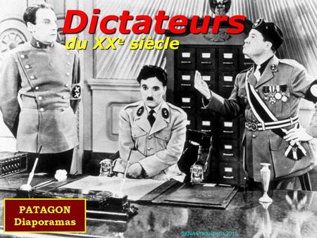 Dictateurs du XXe siècle 5KNA Productions 2013.
