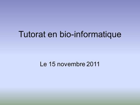 Tutorat en bio-informatique Le 15 novembre 2011. Exercices 1 et 2 (MAT1400) - solutions Chapitre 12.2, Analyse - concepts et contextes vol. 2 19) Calculez.