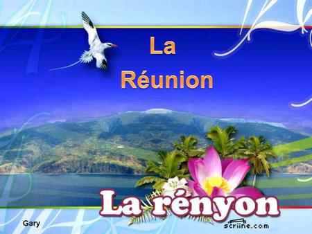 Gary Cliquer pour avancer La Réunion est une île française du sud-ouest de l'océan Indien située dans l'archipel des Mascareignes à environ 700 kilomètres.