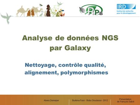 Analyse de données NGS par Galaxy