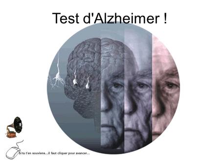 BONSAI Test d'Alzheimer !