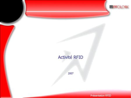 Activité RFID 2007 Présentation RFID.