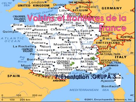 Voisins et frontières de la France