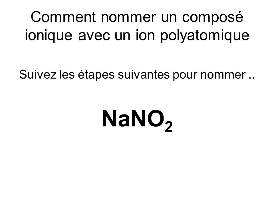 nomenclature des compos u00e9s ioniques