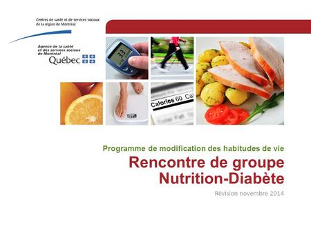 Rencontre de groupe Nutrition-Diabète