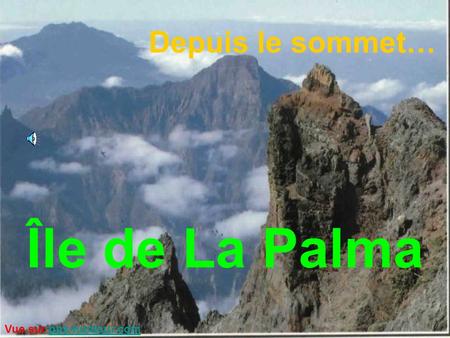 Île de La Palma Depuis le sommet… Vue sur pps-humour.compps-humour.com.